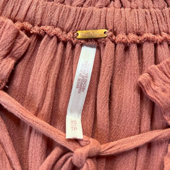 Free People, Midi-dress, Flowy, Flouncy Salmon/Terra Cotta, XS - Picture 6 of 8